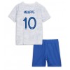 Baby Fußballbekleidung Frankreich Kylian Mbappe #10 Auswärtstrikot WM 2022 Kurzarm (+ kurze hosen)